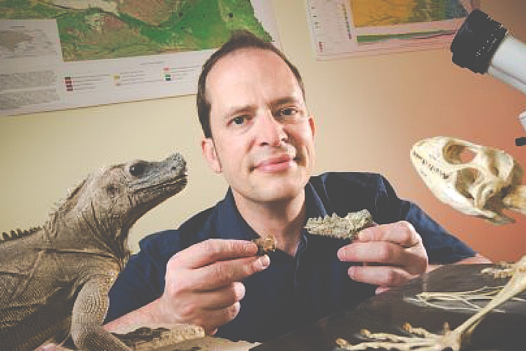 When paleontologist Jason Head discovered "Bearded King Morrison," he had been listening to The Doors on an "endless loop."