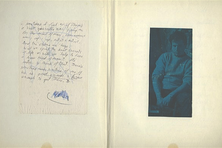 Jim Morrison's notebook is expected to fetch up to $300,000 at auction in Los Angeles Photo: AP